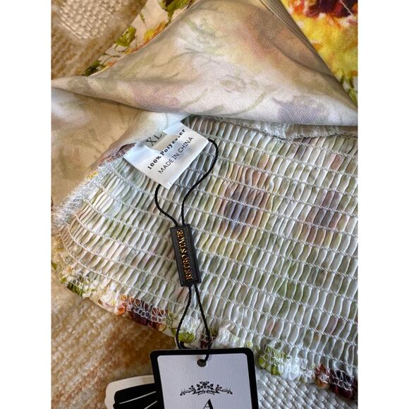 "Retro Stage" floral crop sweetheart top NWT - Picture 4 of 4